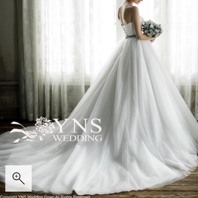 YNS weddingの通販 by 1o16o825's shop｜ラクマ ウェディングドレス SL17903 yns 大特価お得