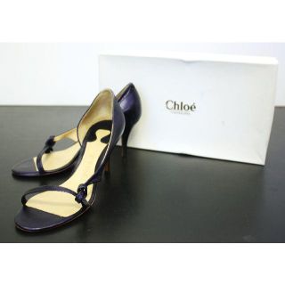 クロエ(Chloe)の中古☆Chloé パンプス ネイビー(ハイヒール/パンプス)