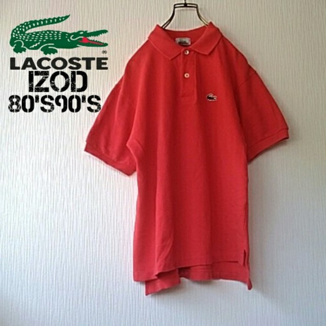 80s IZOD LACOSTE ラコステ ポロシャツ ヴィンテージ M