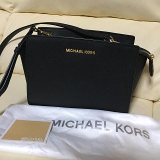 マイケルコース(Michael Kors)のりか様専用 マイケルコース セルマ ミディアム ブラック(ショルダーバッグ)