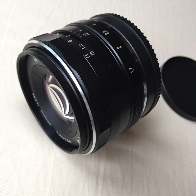 35mm F1.7 単焦点レンズ！FUJIFILMミラーレス対応！MFレンズ美品