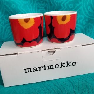 マリメッコ(marimekko)のmarimekkoマリメッコラテマグ2個ペア(グラス/カップ)