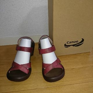 リゲッタカヌー(Regetta Canoe)のリゲッタカヌー サンダル 新品 赤色 サイズS(サンダル)