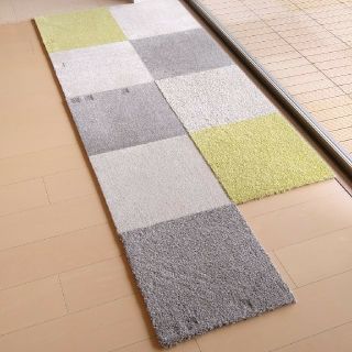 ムジルシリョウヒン(MUJI (無印良品))のhikari様専用　無印良品タイルカーペット9枚セット(カーペット)