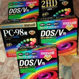 マクセル(maxell)の【新品・未開封】フロッピーディスク10枚✕5(PC周辺機器)