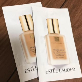 エスティローダー(Estee Lauder)のエスティローダー リキッドファンデーション  ダブルウェア  62 クールバニラ(サンプル/トライアルキット)