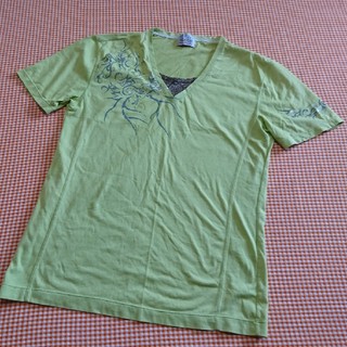 ニコルクラブフォーメン(NICOLE CLUB FOR MEN)のNICOLE CLUB FOR MEN デザインTシャツ M used(Tシャツ/カットソー(半袖/袖なし))