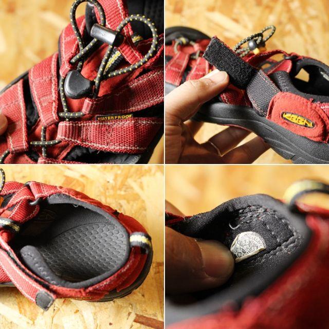 レディースKEEN キーン レッド スポーツサンダル コンフォート24.0cm相当ss23