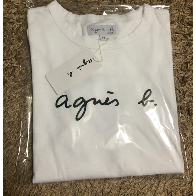 新品未使用【agnès b. (アニエス・ベー)】ロゴTシャツ