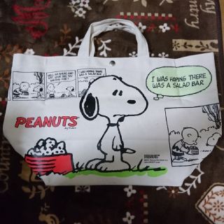 スヌーピー(SNOOPY)のスヌーピー  付録  大きなｷｬﾝﾊﾞｽﾄｰﾄﾊﾞｯｸ(トートバッグ)
