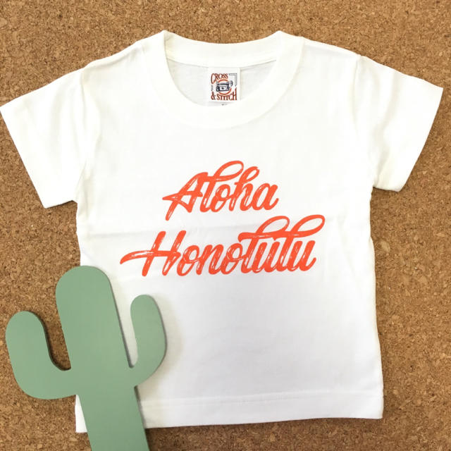 Ron Herman(ロンハーマン)のAloha Honolulu キッズTシャツ 90 ロンハーマン好き キッズ/ベビー/マタニティのキッズ服女の子用(90cm~)(Tシャツ/カットソー)の商品写真