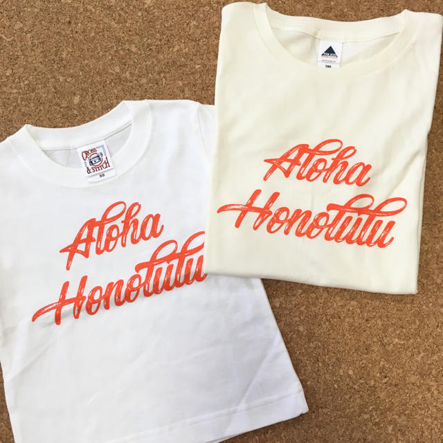 Ron Herman(ロンハーマン)のAloha Honolulu キッズTシャツ 90 ロンハーマン好き キッズ/ベビー/マタニティのキッズ服女の子用(90cm~)(Tシャツ/カットソー)の商品写真