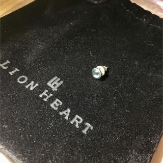 ライオンハート(LION HEART)のLION HEART ピアス ターコイズブルー(ピアス(片耳用))