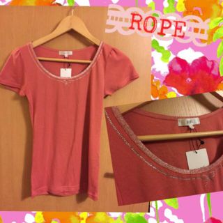 ロペ(ROPE’)のROPE  カットソー☆インナーに♪(Tシャツ(半袖/袖なし))