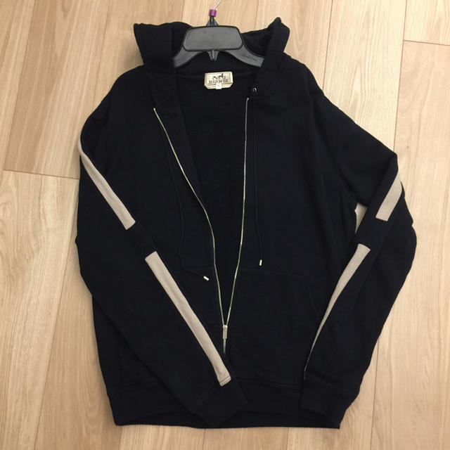 トップス エルメス メンズ ジップ M パーカー 中古 【お年玉セール特価