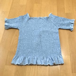 ダブルクローゼット(w closet)のw closet オフショル シャーリング(シャツ/ブラウス(半袖/袖なし))