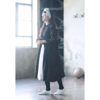 ネストローブ(nest Robe)のネストローブ×ナチュラン コラボ リネンワンピース 新品 ナチュラル(ひざ丈ワンピース)