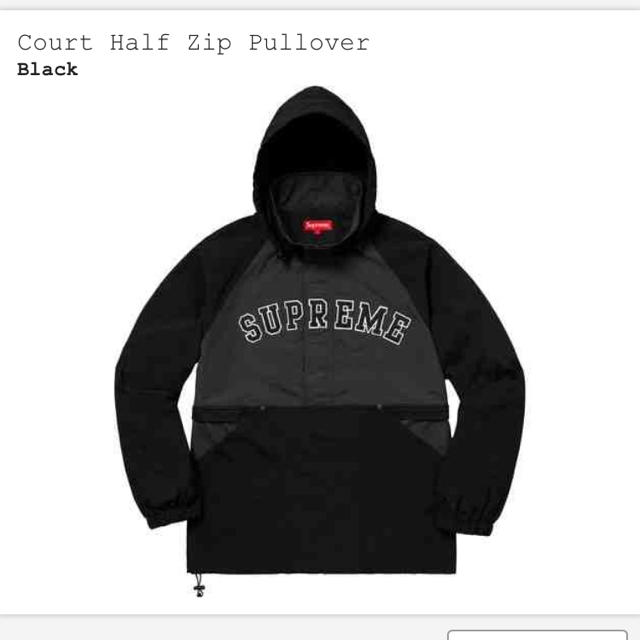 アウター✲ Supreme - Supreme 18ss Court half zip pullover の通販