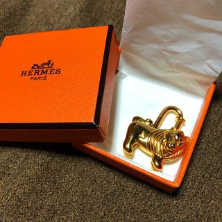 エルメス(Hermes)のエルメス HERMES カデナ アフリカ ライオン(キーホルダー)