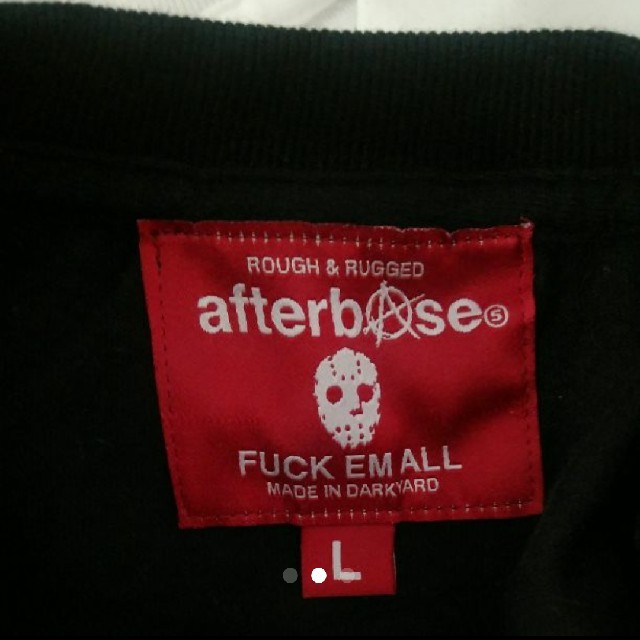AFTERBASE(アフターベース)のafterbase アフターベース レオパードボックスロゴT L メンズのトップス(Tシャツ/カットソー(半袖/袖なし))の商品写真