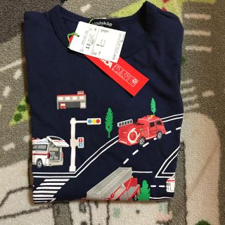 クレードスコープ(kladskap)の新品・タグ付き クレードスコープ トミカコラボTシャツ サイズ120(Tシャツ/カットソー)