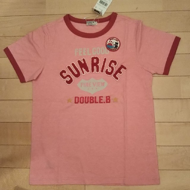 DOUBLE.B(ダブルビー)のDOUBLE.B ミキハウス ダブルB Tシャツ 新品タグ付き♪ レディースのトップス(Tシャツ(半袖/袖なし))の商品写真