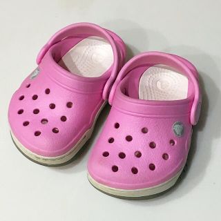 クロックス(crocs)のちょっと値下げ★クロックス ベビー ピンク(サンダル)