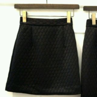 ジーヴィジーヴィ(G.V.G.V.)のQUILTING MINI SKIRT(ミニスカート)