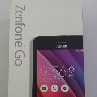 ASUS Zenfone GO ホワイト 新品未開封 SIMフリー(スマートフォン本体)