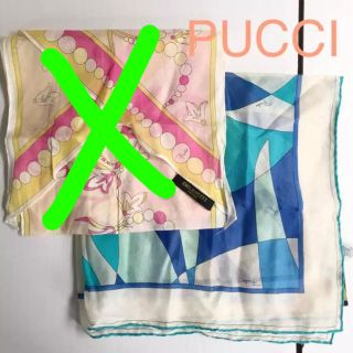 エミリオプッチ(EMILIO PUCCI)の「専用」PUCCI   スカーフ  ブルー　1点(バンダナ/スカーフ)