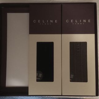 セリーヌ(celine)のメンズ ビジネス靴下 2足セット(ソックス)