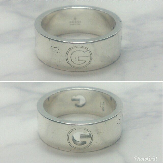 Gucci(グッチ)の■GUCCI Ｇロゴ SILVER ９２５ メンズリング■ メンズのアクセサリー(リング(指輪))の商品写真