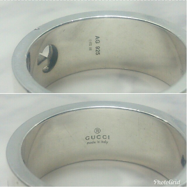 Gucci(グッチ)の■GUCCI Ｇロゴ SILVER ９２５ メンズリング■ メンズのアクセサリー(リング(指輪))の商品写真