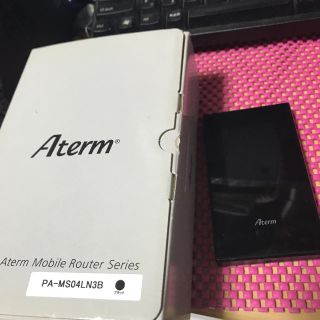 エヌイーシー(NEC)のNEC Aterm MR04LN SIMフリールーター(スマートフォン本体)