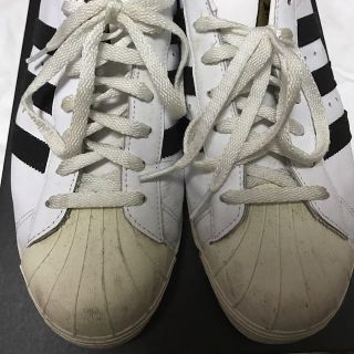 アディダス(adidas)のadidas superstar 白×黒 29.5 アディダス スーパースター(スニーカー)