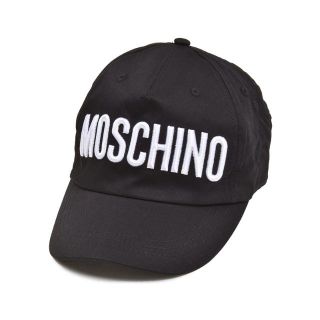 モスキーノ(MOSCHINO)の大人も被れる！MOSCHINO モスキーノ TEEN ブラックキャップ (帽子)