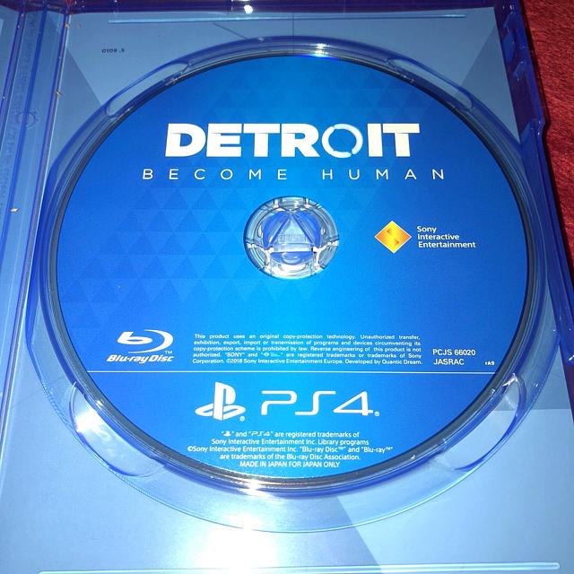 PlayStation4(プレイステーション4)のPS4 デトロイト DETROIT エンタメ/ホビーのゲームソフト/ゲーム機本体(家庭用ゲームソフト)の商品写真