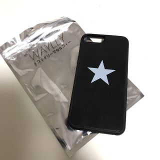 WAYLLY・iPhone7plusケース・星・黒(iPhoneケース)