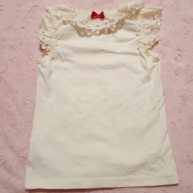 Shirley Temple(シャーリーテンプル)のシャーリーテンプル　フリルタンク キッズ/ベビー/マタニティのキッズ服女の子用(90cm~)(Tシャツ/カットソー)の商品写真