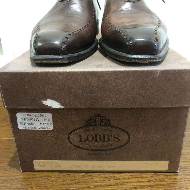 LOBBS(ロブス)のロブス LOBB'S 革靴 美品 40.5 メンズの靴/シューズ(ドレス/ビジネス)の商品写真