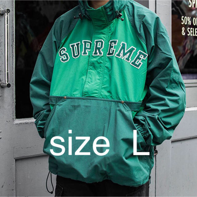 size L supreme Court Half Zip Pulloverジャケット/アウター