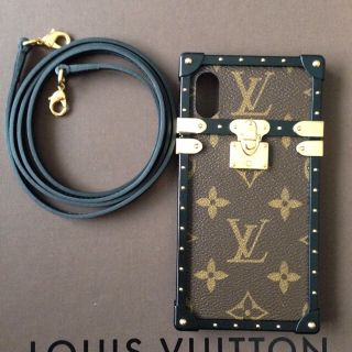 ルイヴィトン(LOUIS VUITTON)のルイ ヴィトン アイトランク iphoneX iPhoneケース 超美品 本物(iPhoneケース)