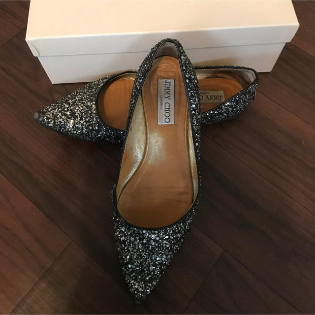 JIMMY CHOO(ジミーチュウ)のジミーチュウ フラットシューズ レディースの靴/シューズ(バレエシューズ)の商品写真