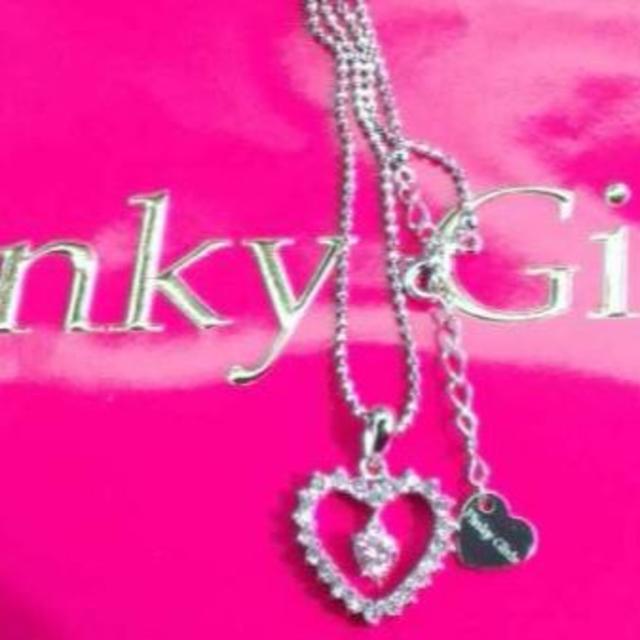 PinkyGirls(ピンキーガールズ)の匿名発送*新品*ピンガル*ネックレス*ハート*CZ*ピンキーガールズ*ピンク レディースのアクセサリー(ネックレス)の商品写真