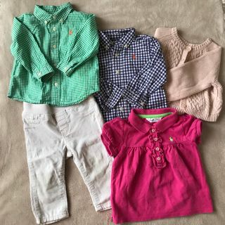 ポロラルフローレン(POLO RALPH LAUREN)のラルフローレン、GAP☆秋服6-12ヶ月 まとめ売り(シャツ/カットソー)