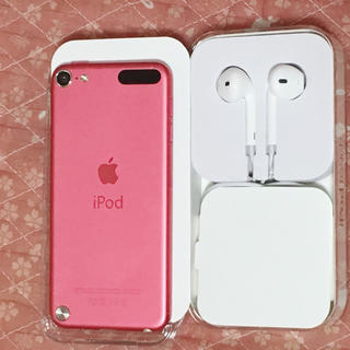 アイポッドタッチ(iPod touch)のiPod touch 第五世代 ピンク 16G (イヤホン付属)(スマートフォン本体)