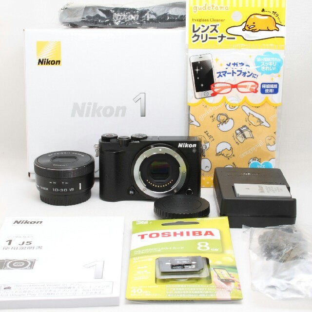 ✨美品✨Wi-Fi搭載＆自撮りミラーレス一眼❤Nikon 1 J5 ブラック