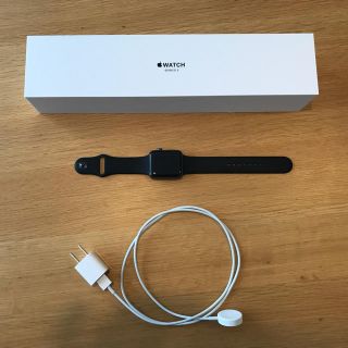 アップルウォッチ(Apple Watch)のapple watch series3(腕時計(デジタル))