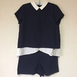 ザラ(ZARA)の【ZARA】重ね着風コンビネゾン(その他)