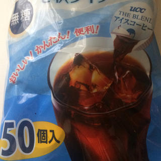 ユーシーシー(UCC)の無糖UCC アイスコーヒーポーション 50個 (コーヒー)